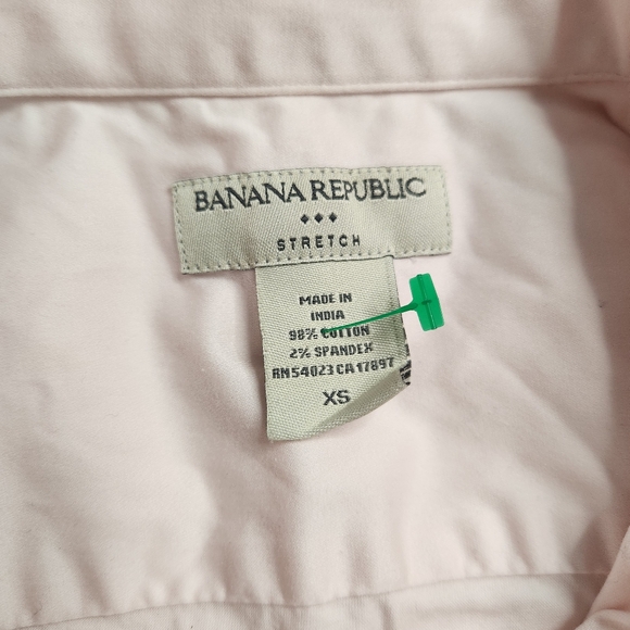 Banana Republic Women's Quarter Sleeve Button Down Shirt XS - Picture 6 of 8